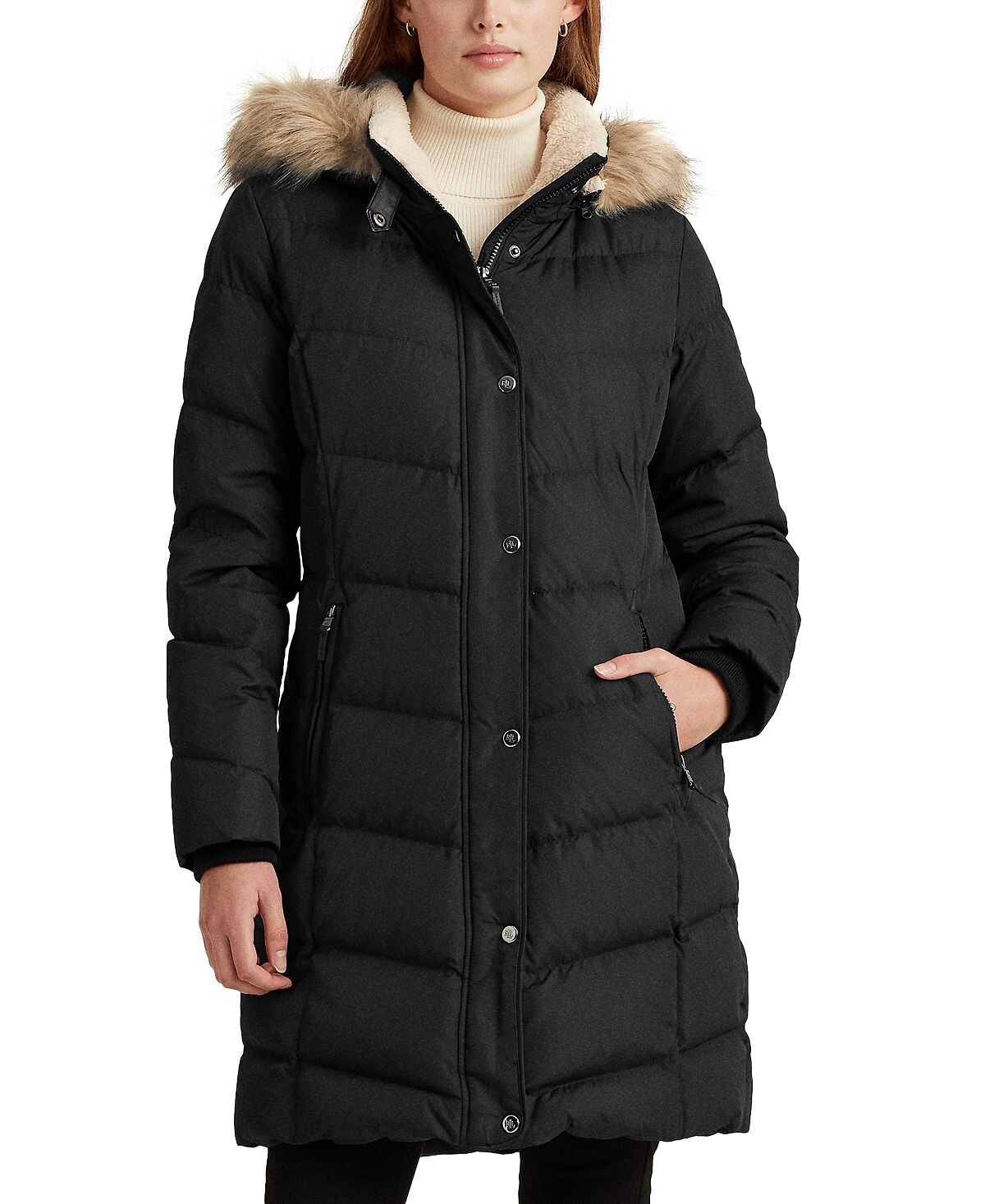 Пуховик Petite с отделкой из искусственного меха и капюшоном Lauren Ralph Lauren, черный
Пуховик Petite с отделкой из искусственного меха и капюшоном Lauren Ralph Lauren, черный