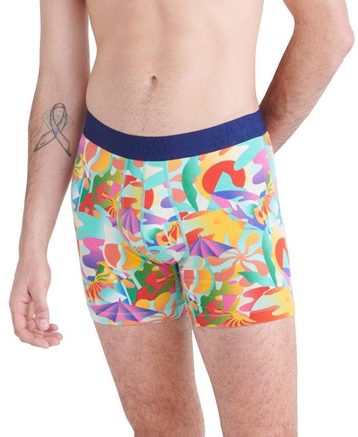 Мужские трусы-боксеры с охлаждающим принтом DropTemp Slim Fit SAXX, цвет Slushie Tropics- Multi
Мужские трусы-боксеры с охлаждающим принтом DropTemp Slim Fit SAXX, цвет Slushie Tropics- Multi