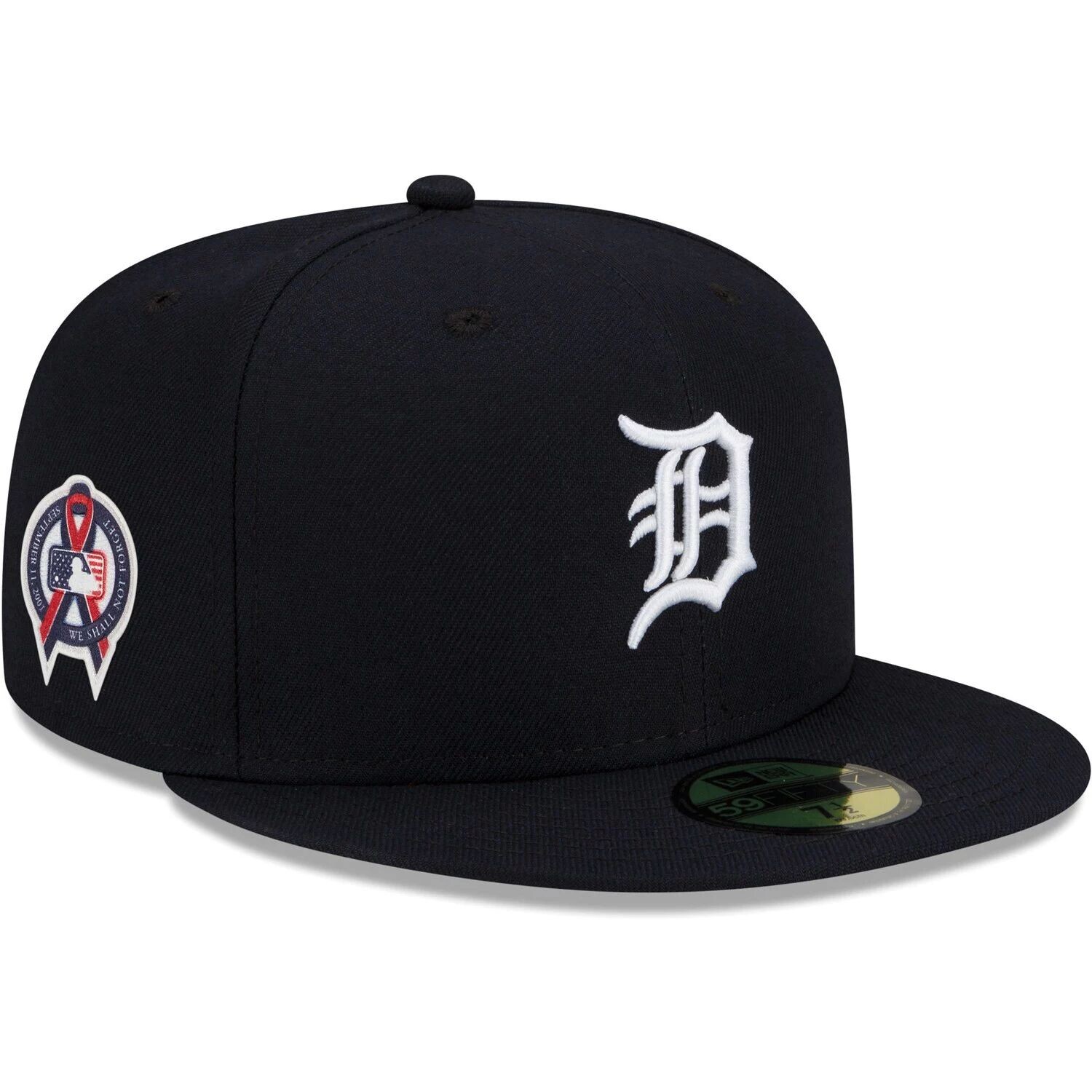 Мужская бейсболка New Era Navy Detroit Tigers с мемориальной боковой нашивкой 9/11 Team 59FIFTY
Мужская бейсболка New Era Navy Detroit Tigers с мемориальной боковой нашивкой 9/11 Team 59FIFTY