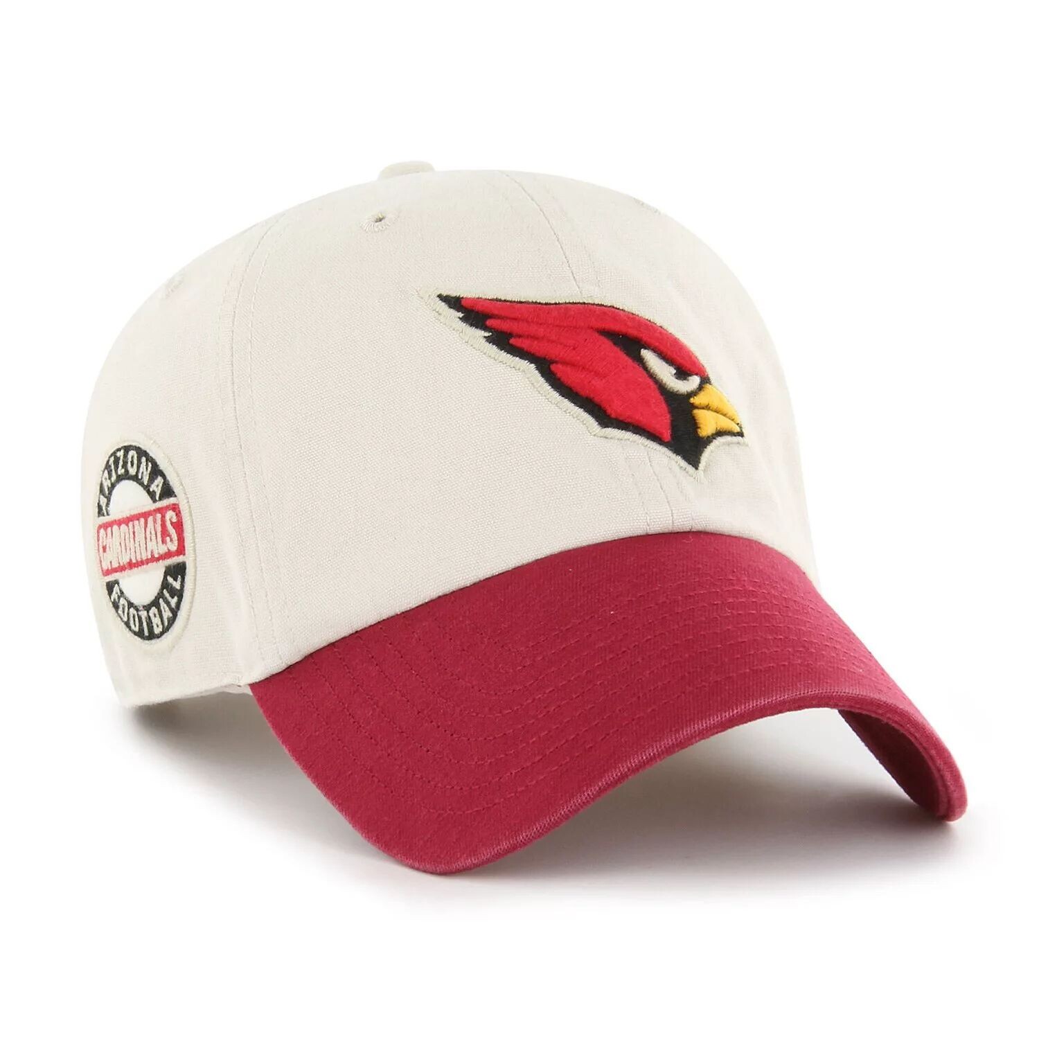 Мужская регулируемая шапка кремового цвета '47 Cardinal Arizona Cardinals Sidestep Clean Up
Мужская регулируемая шапка кремового цвета '47 Cardinal Arizona Cardinals Sidestep Clean Up