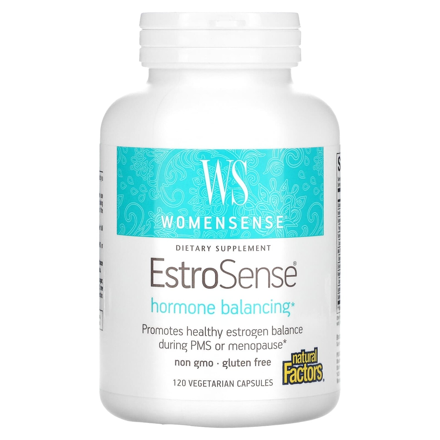 WomenSense, EstroSense, гормональный баланс, 120 вегетарианских капсул, Natural Factors
WomenSense, EstroSense, гормональный баланс, 120 вегетарианских капсул, Natural Factors