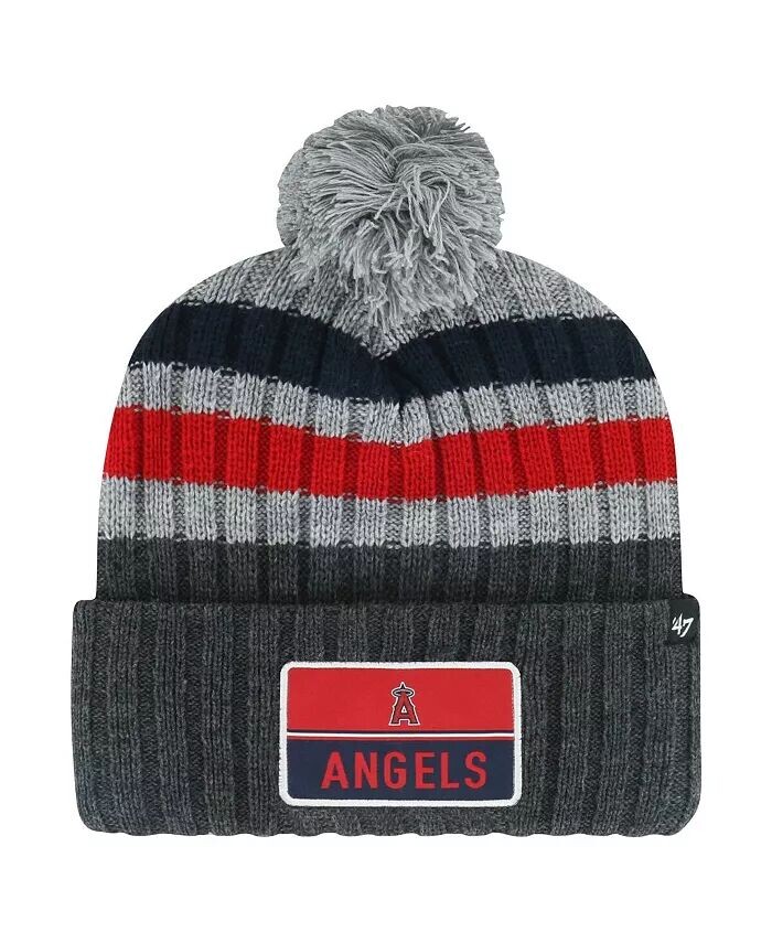 Мужская серая вязаная шапка Los Angeles Angels с манжетами и помпоном '47 Brand, серый
Мужская серая вязаная шапка Los Angeles Angels с манжетами и помпоном '47 Brand, серый