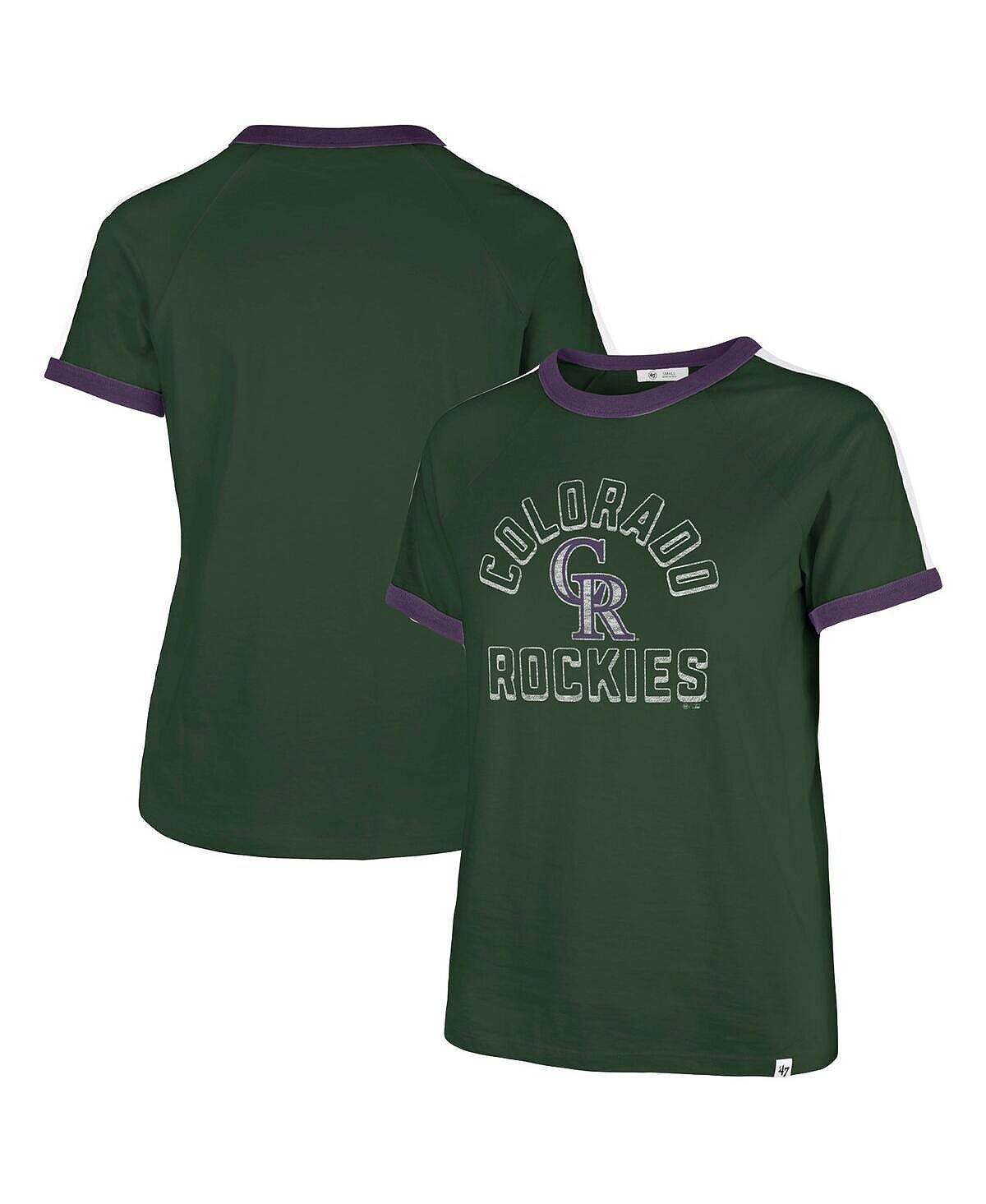 Зеленая женская футболка Colorado Rockies City Connect Sweet Heat Peyton '47 Brand, зеленый
Зеленая женская футболка Colorado Rockies City Connect Sweet Heat Peyton '47 Brand, зеленый