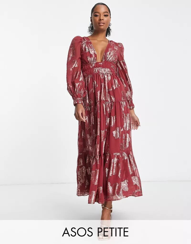 Красное платье миди с объемными рукавами и завязками на спине ASOS DESIGN Petite
Красное платье миди с объемными рукавами и завязками на спине ASOS DESIGN Petite