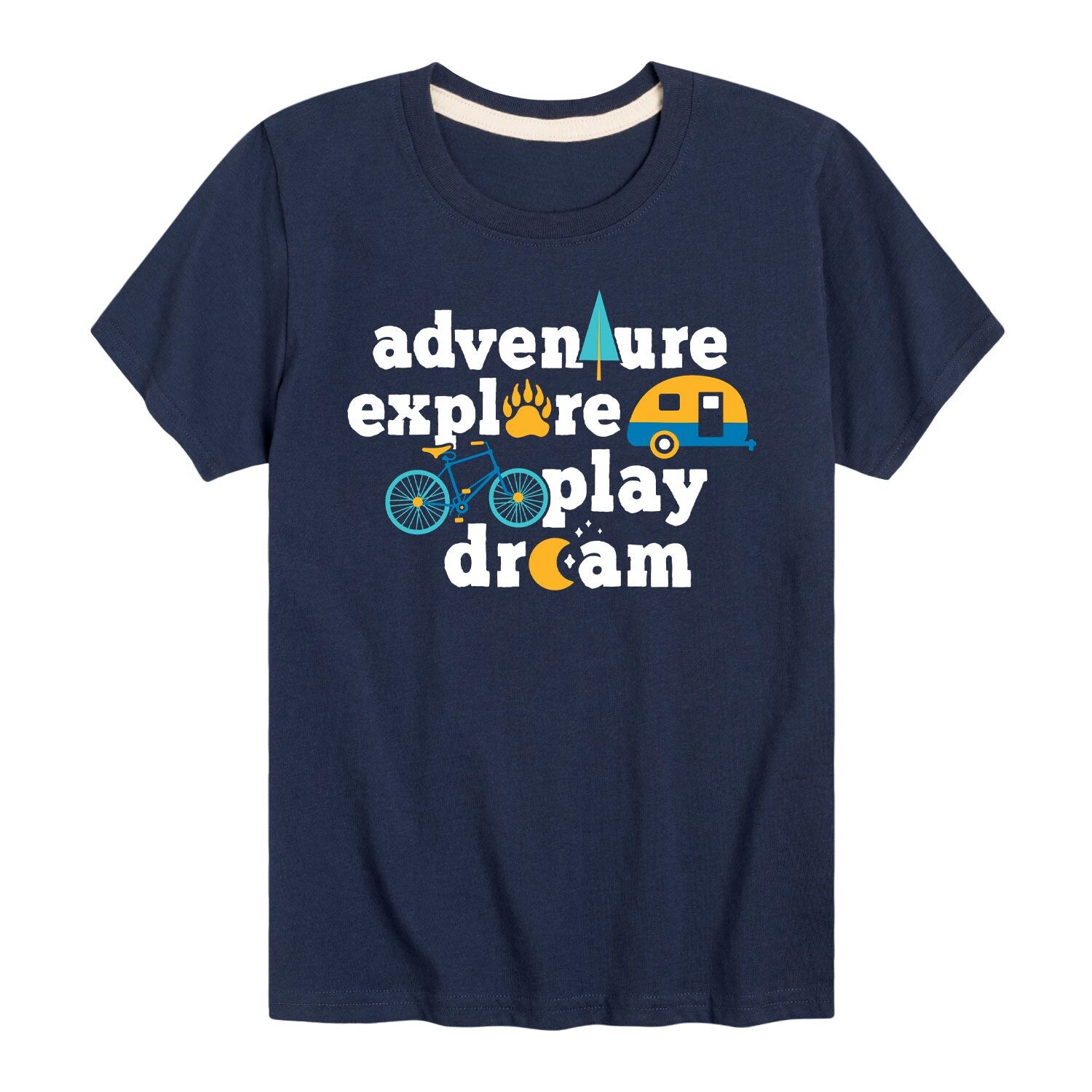 Футболка мечты для мальчиков 8–20 лет Adventure Explore Play Licensed Character, синий
Футболка мечты для мальчиков 8–20 лет Adventure Explore Play Licensed Character, синий