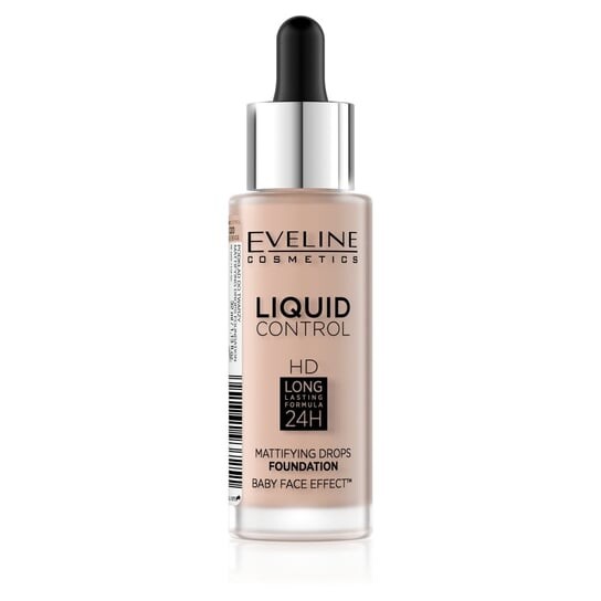 Матирующая основа для лица, 020 Rose Beige Eveline Cosmetics, Liquid Control HD
Матирующая основа для лица, 020 Rose Beige Eveline Cosmetics, Liquid Control HD