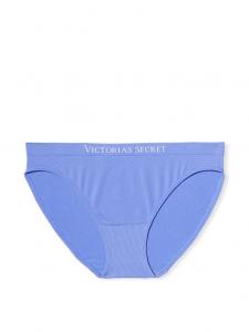 Трусы Victoria s secret Seamless Bikini голубой купить с доставкой
