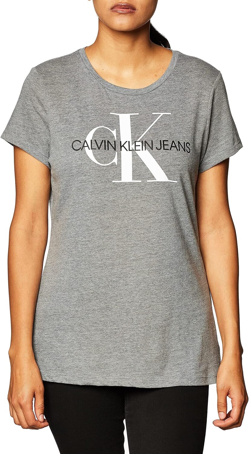 Женская укороченная футболка с логотипом с короткими рукавами Calvin Klein, цвет Medium Heather Grey/White
Женская укороченная футболка с логотипом с короткими рукавами Calvin Klein, цвет Medium Heather Grey/White