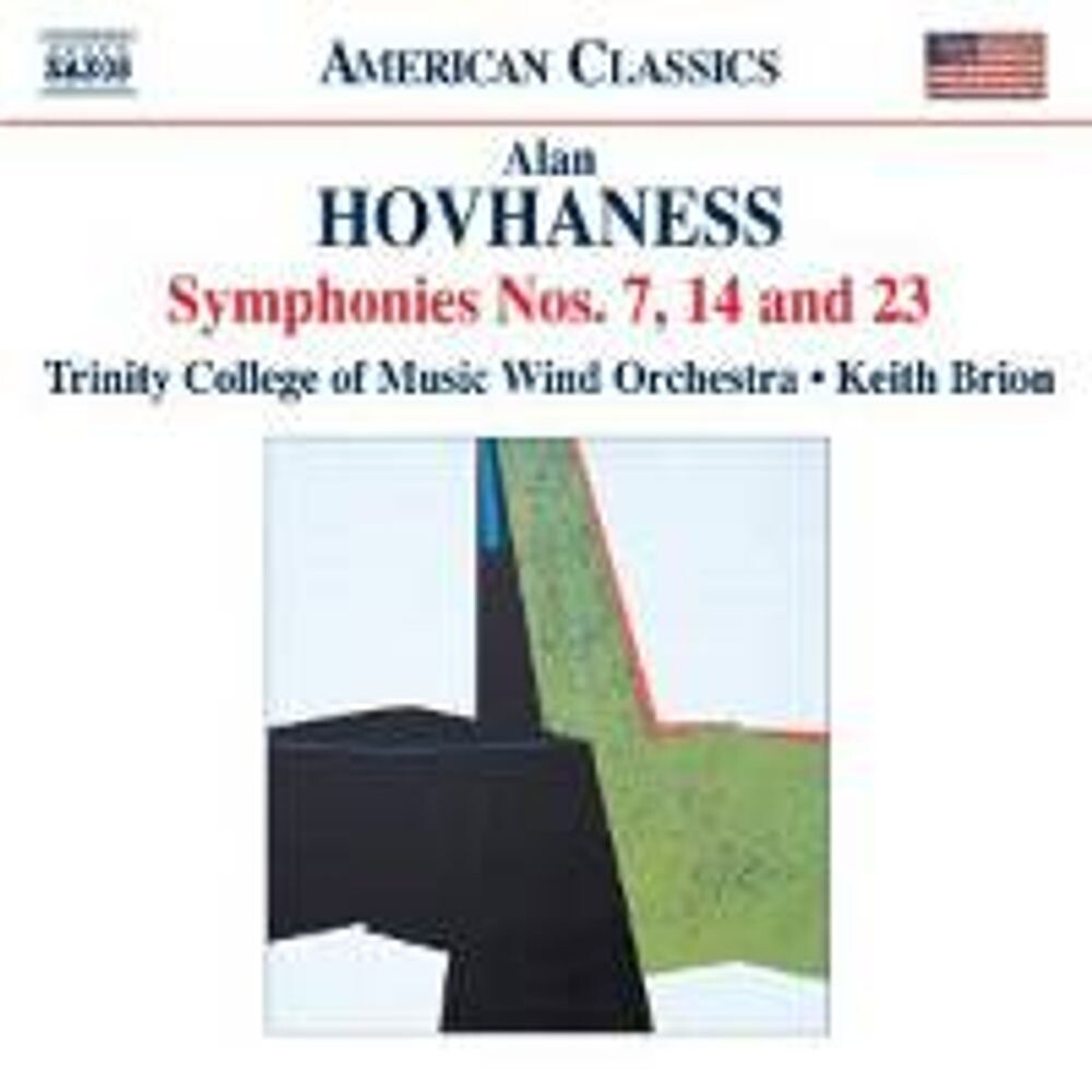 Диск CD Hovhaness: Symphonies 7, 14 & 23 - Alan Hovhaness, Keith Brion, Trinity College of Music Wind Orchestra
Диск CD Hovhaness: Symphonies 7, 14 & 23 - Alan Hovhaness, Keith Brion, Trinity College of Music Wind Orchestra