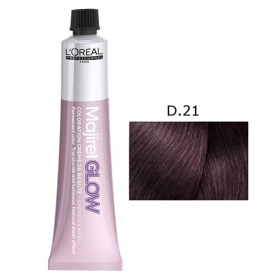 Стойкая краска для волос осветляющая - цвет D.21, 50 мл Loreal Majirel Glow, L'Oréal Professionnel
Стойкая краска для волос осветляющая - цвет D.21, 50 мл Loreal Majirel Glow, L'Oréal Professionnel