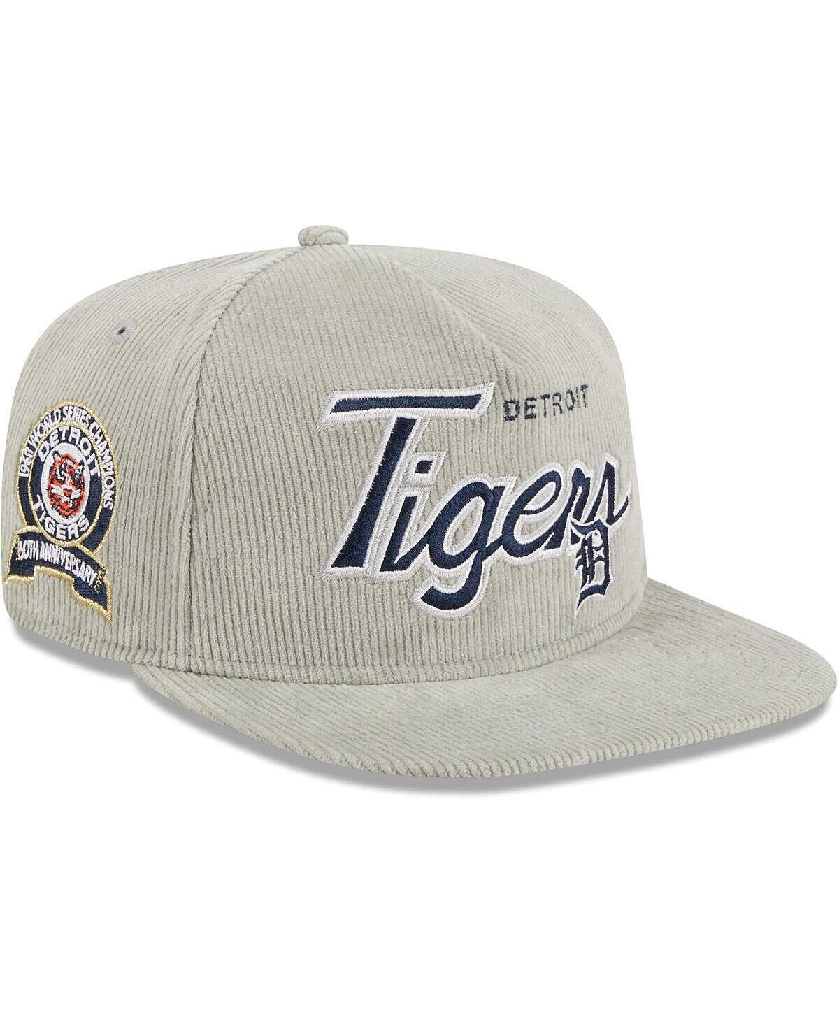 Мужская серая вельветовая регулируемая шляпа для гольфиста Detroit Tigers New Era
Мужская серая вельветовая регулируемая шляпа для гольфиста Detroit Tigers New Era