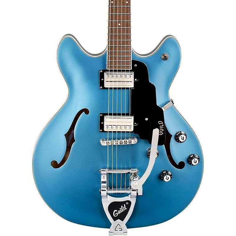 Электрогитара Guild Starfire I DC with Guild Vibrato Semi-Hollow Electric Guitar, Pelham Blue
Электрогитара Guild Starfire I DC with Guild Vibrato Semi-Hollow Electric Guitar, Pelham Blue
