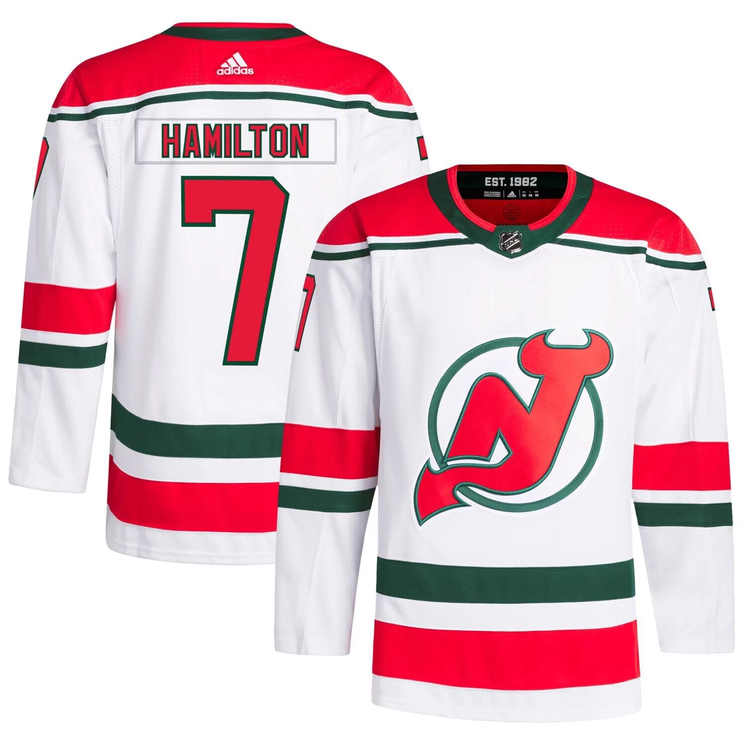 Мужская белая майка Dougie Hamilton New Jersey Devils 2022/23 Heritage Primegreen Authentic Pro Джерси adidas, Белый
Мужская белая майка Dougie Hamilton New Jersey Devils 2022/23 Heritage Primegreen Authentic Pro Джерси adidas, Белый
