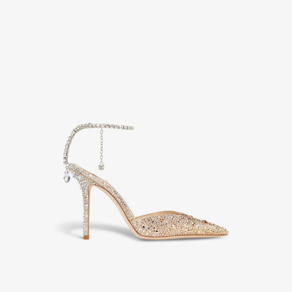 Saeda 100 атласные туфли на каблуке, украшенные кристаллами Jimmy Choo, желтый
Saeda 100 атласные туфли на каблуке, украшенные кристаллами Jimmy Choo, желтый