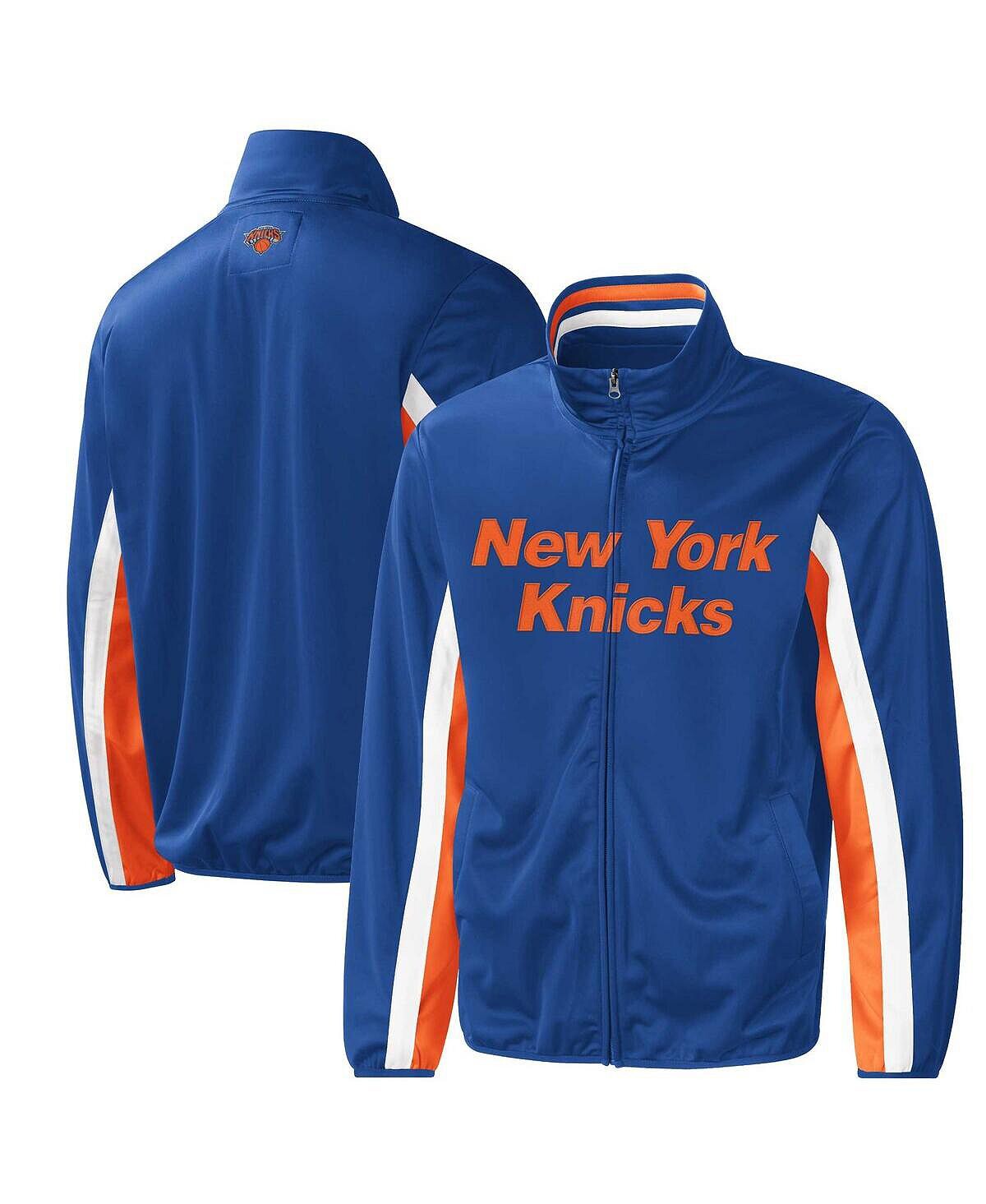 Мужская синяя спортивная куртка на молнии с надписью New York Knicks Contender G-III Sports by Carl Banks, Синий
Мужская синяя спортивная куртка на молнии с надписью New York Knicks Contender G-III Sports by Carl Banks, Синий