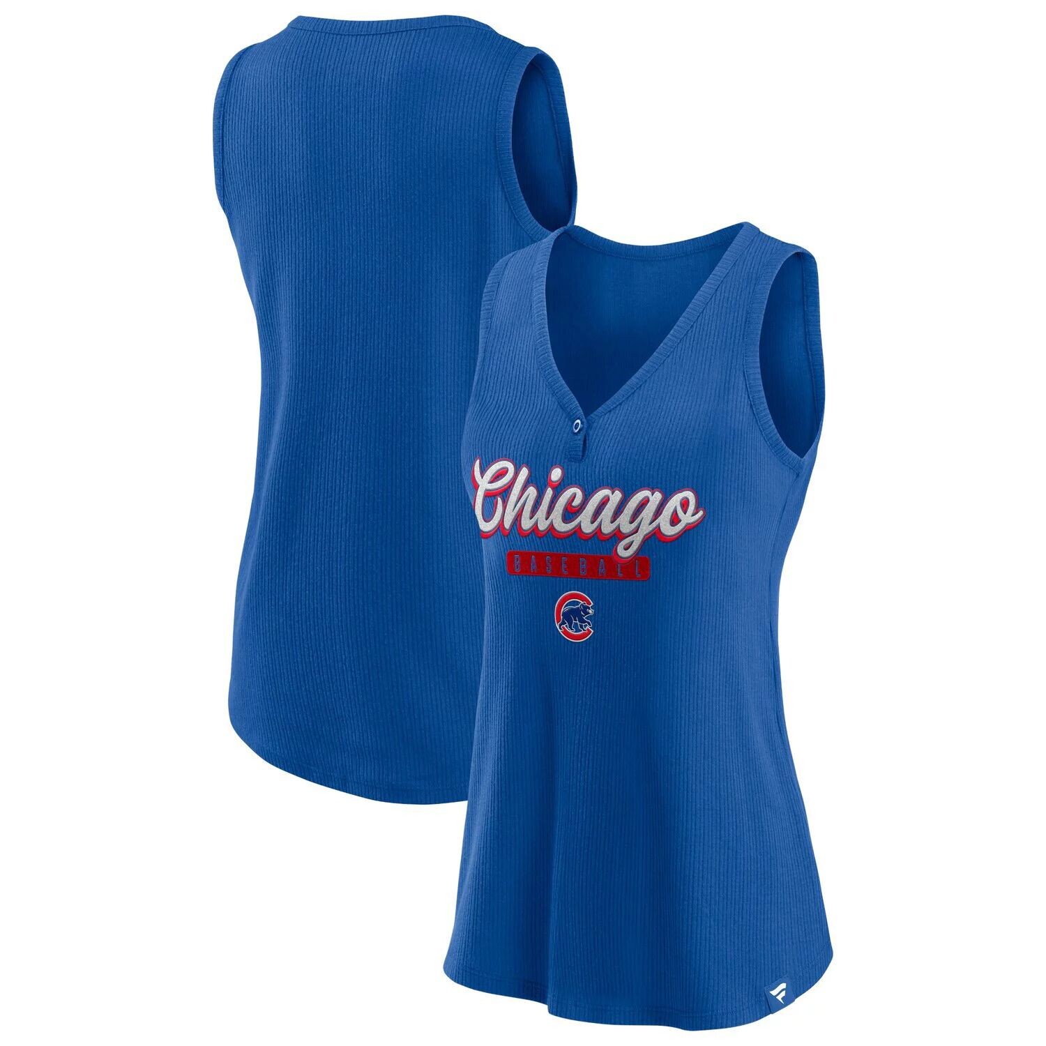 Женская майка Fanatics с v-образным вырезом и фирменным логотипом Royal Chicago Cubs Fanatics
Женская майка Fanatics с v-образным вырезом и фирменным логотипом Royal Chicago Cubs Fanatics