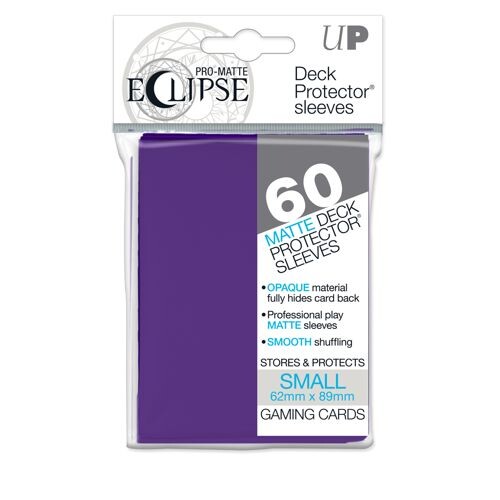 Чехол для карточек Pro-Matte Eclipse Royal Purple Small Sleeves (60) Japanese Size Ultra Pro
Чехол для карточек Pro-Matte Eclipse Royal Purple Small Sleeves (60) Japanese Size Ultra Pro