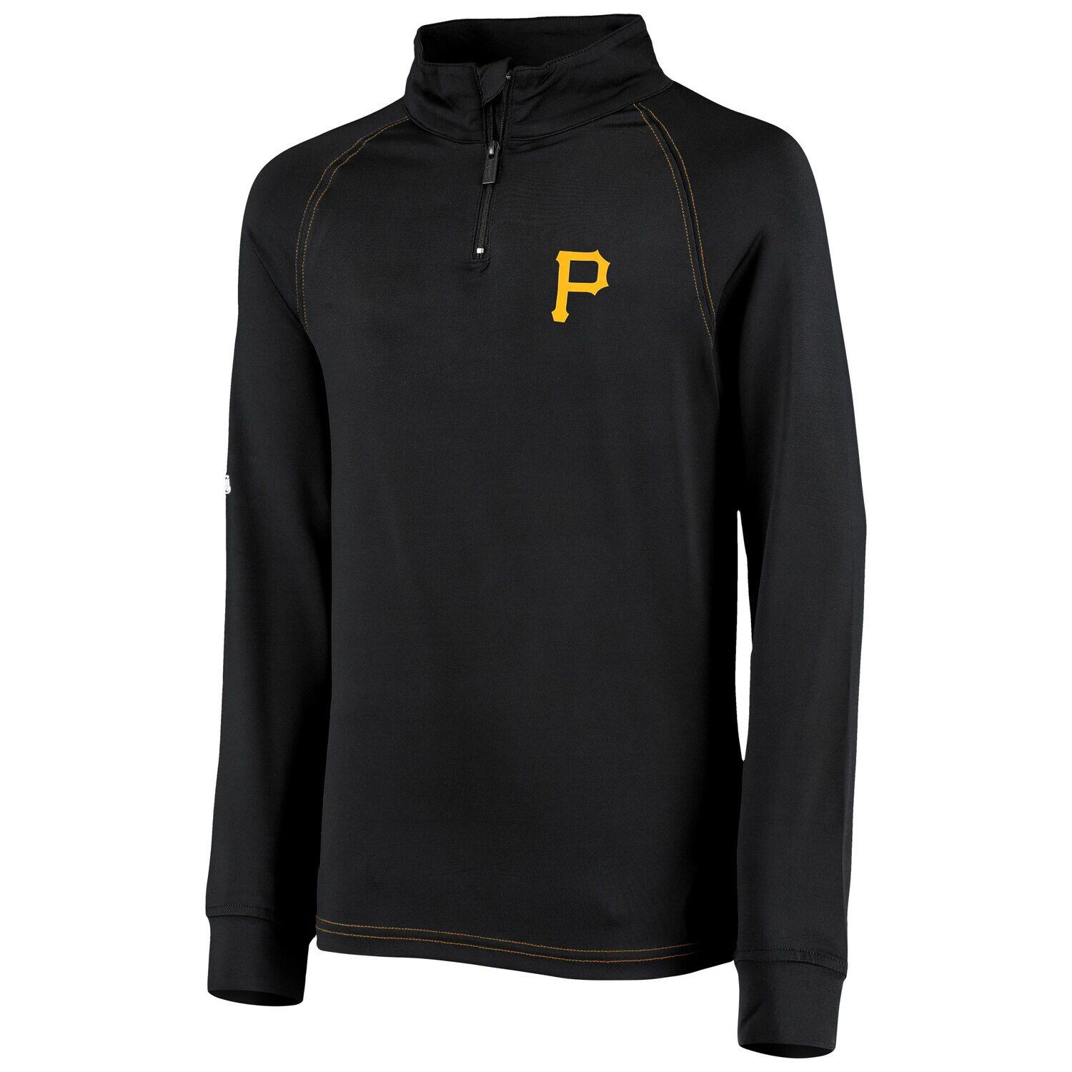 Черная куртка с молнией четверть реглан Youth Stitches Pittsburgh Pirates Stitches
Черная куртка с молнией четверть реглан Youth Stitches Pittsburgh Pirates Stitches