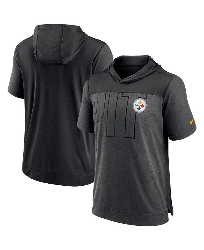 Мужская темно-серая футболка с капюшоном Pittsburgh Steelers Performance черного цвета Nike, серый
Мужская темно-серая футболка с капюшоном Pittsburgh Steelers Performance черного цвета Nike, серый