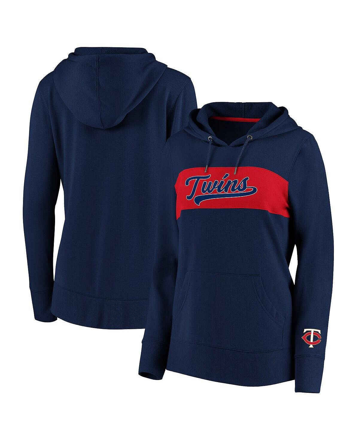Женский темно-синий пуловер с капюшоном Minnesota Twins Tri-Blend с цветными блоками Fanatics, темно-синий
Женский темно-синий пуловер с капюшоном Minnesota Twins Tri-Blend с цветными блоками Fanatics, темно-синий