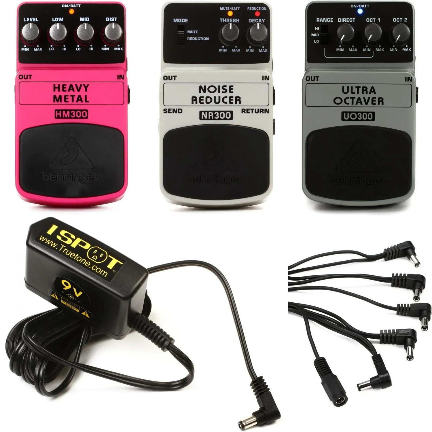 Комплект из 3 комплектов Behringer Hi Gain/Metal — дисторшн, октавер и шумоподавитель с блоком питания
Комплект из 3 комплектов Behringer Hi Gain/Metal — дисторшн, октавер и шумоподавитель с блоком питания
