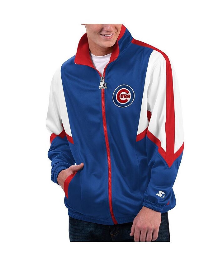Мужская куртка Royal Chicago Cubs Lead Runner с молнией во всю длину Starter, синий
Мужская куртка Royal Chicago Cubs Lead Runner с молнией во всю длину Starter, синий