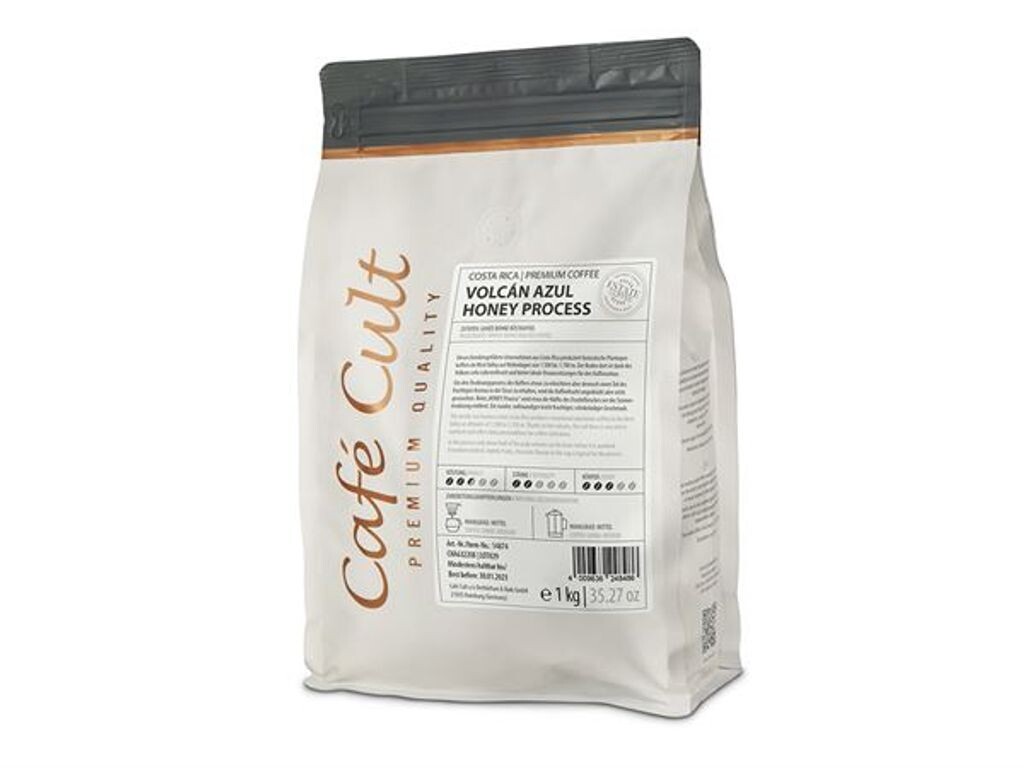 Кофе Café Cult Коста-Рика Volcan Azul Honey Process в пакете 1 кг, цельные зерна Dethlefsen & Balk
Кофе Café Cult Коста-Рика Volcan Azul Honey Process в пакете 1 кг, цельные зерна Dethlefsen & Balk