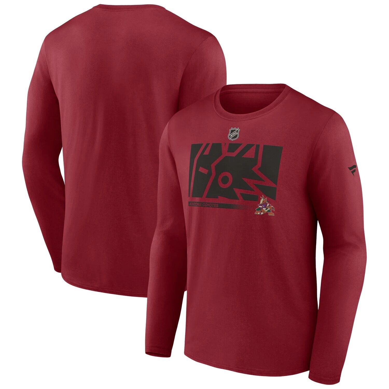 Мужская футболка Fanatics с логотипом Garnet Arizona Coyotes Authentic Pro Core Collection, дополнительная футболка с длинными рукавами
Мужская футболка Fanatics с логотипом Garnet Arizona Coyotes Authentic Pro Core Collection, дополнительная футболка с длинными рукавами