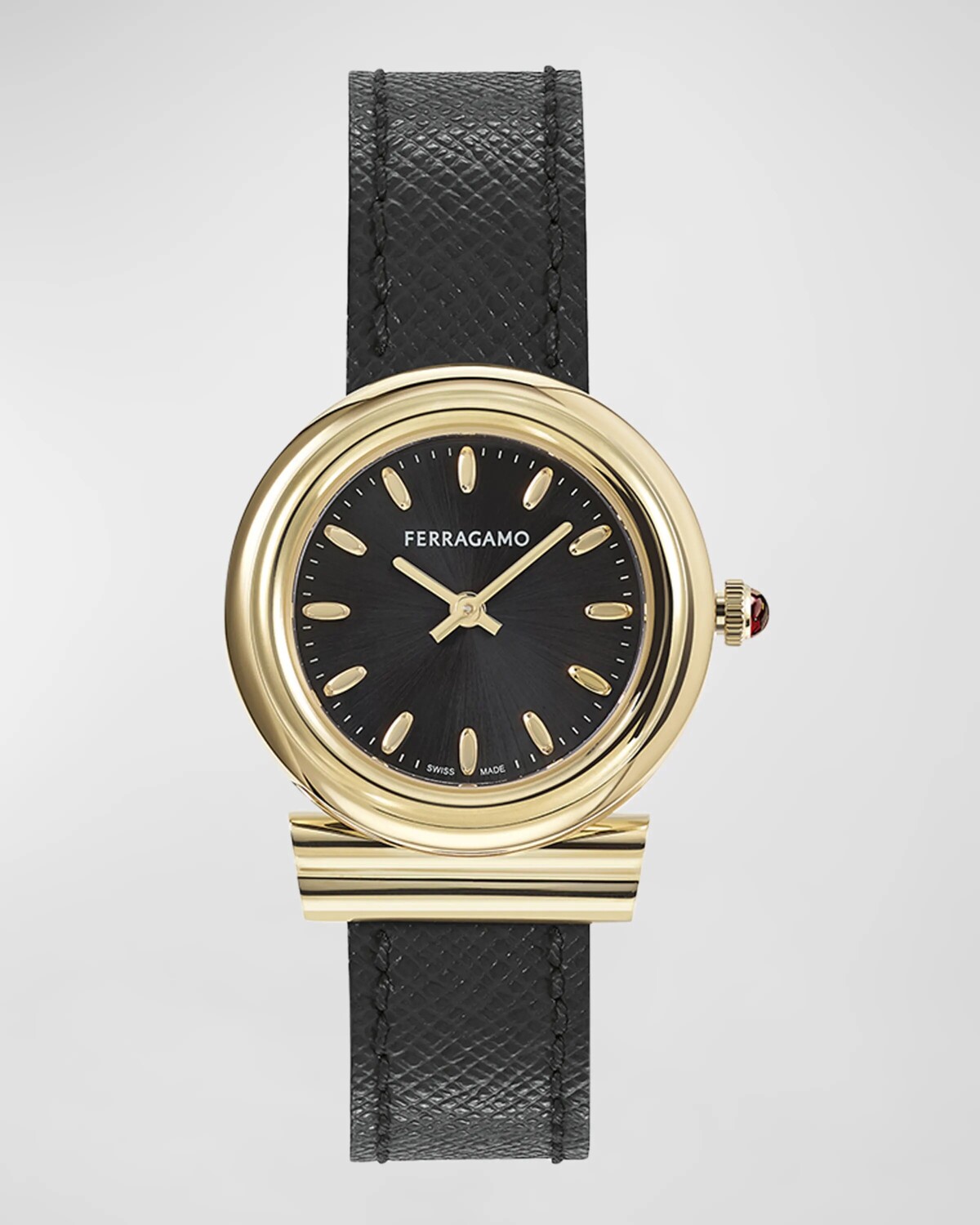 Часы Gancini, 28 мм, с кожаным ремешком, черные Ferragamo, цвет Ip Yellow Gold
Часы Gancini, 28 мм, с кожаным ремешком, черные Ferragamo, цвет Ip Yellow Gold