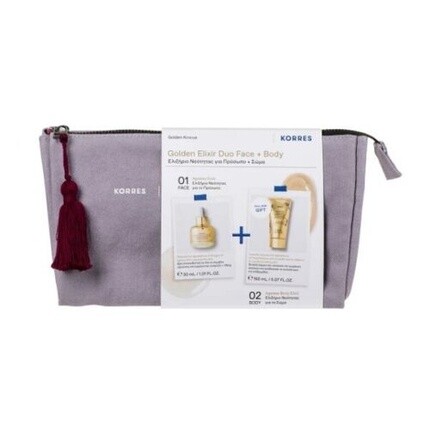 Промо Golden Krocus Ageless Saffron Elixir Duo для лица 30 мл и тела 150 мл, Korres
Промо Golden Krocus Ageless Saffron Elixir Duo для лица 30 мл и тела 150 мл, Korres