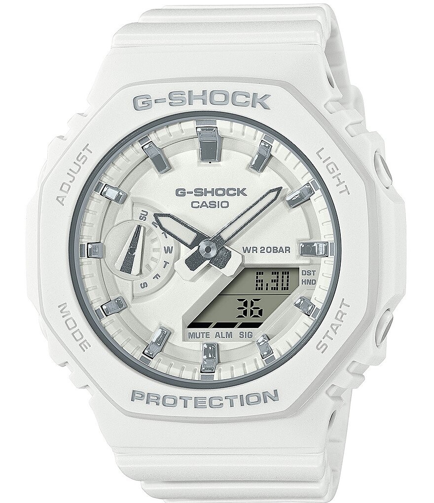 Женские часы G-Shock серии S с белым полимерным ремешком, ограниченная серия, белый
Женские часы G-Shock серии S с белым полимерным ремешком, ограниченная серия, белый