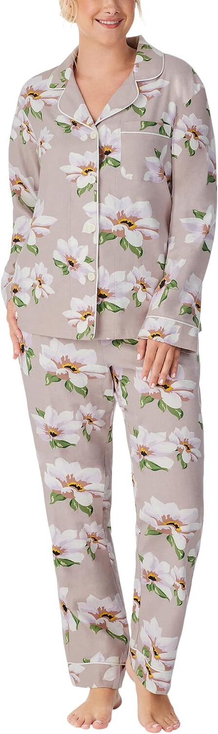 Классический пижамный комплект с длинными рукавами Bedhead PJs, цвет Winter Magnolia
Классический пижамный комплект с длинными рукавами Bedhead PJs, цвет Winter Magnolia