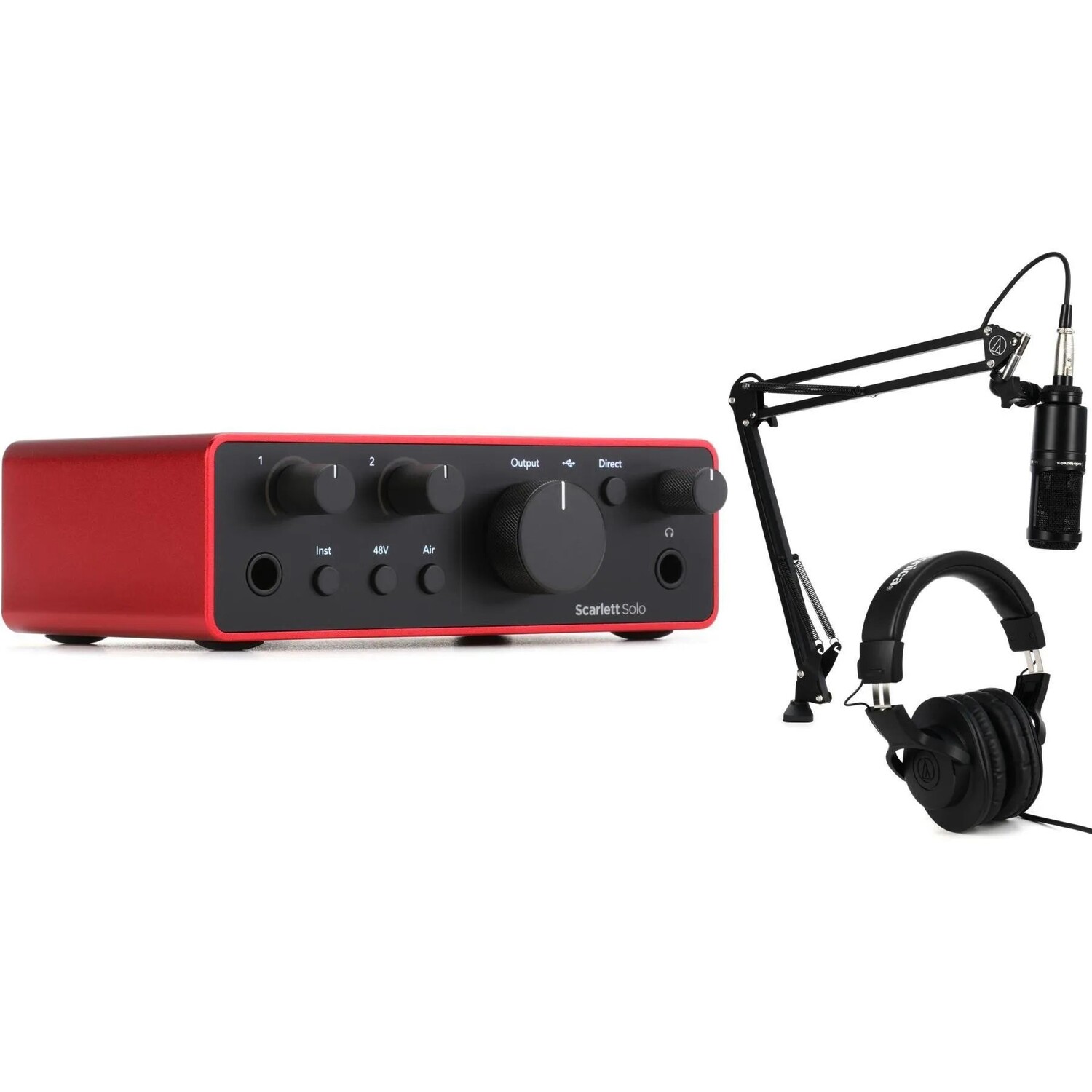 Новый USB-аудиоинтерфейс Focusrite Scarlett Solo 4-го поколения и комплект для потоковой передачи/подкастинга Audio-Technica AT2020PK
Новый USB-аудиоинтерфейс Focusrite Scarlett Solo 4-го поколения и комплект для потоковой передачи/подкастинга Audio-Technica AT2020PK