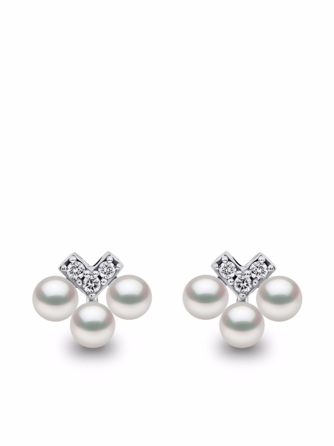 Серьги-гвоздики Sleek из белого золота с жемчугом и бриллиантами Yoko London, серебряный
Серьги-гвоздики Sleek из белого золота с жемчугом и бриллиантами Yoko London, серебряный