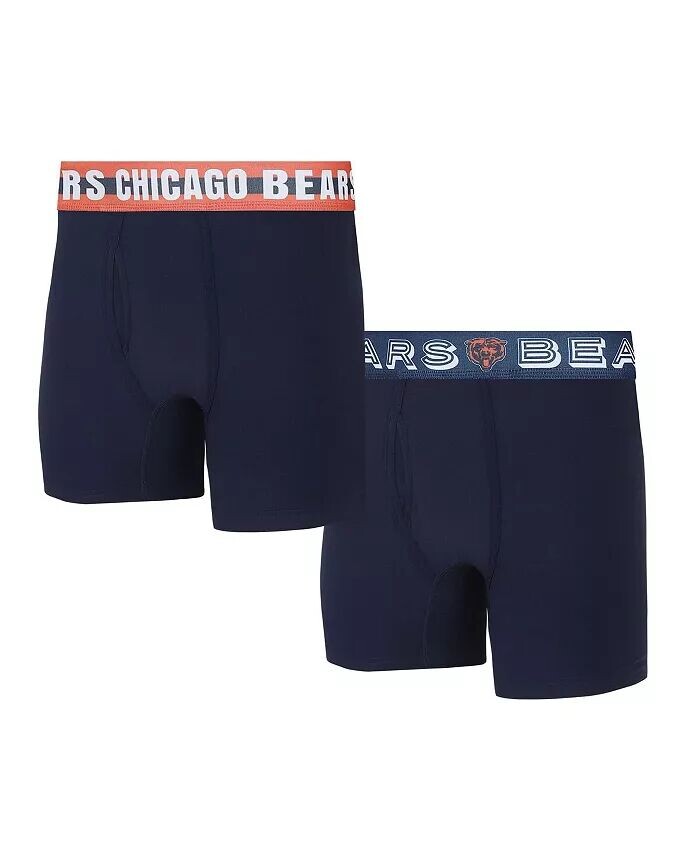 Мужские трикотажные трусы-боксеры Chicago Bears Gauge, две пары Concepts Sport, синий
Мужские трикотажные трусы-боксеры Chicago Bears Gauge, две пары Concepts Sport, синий