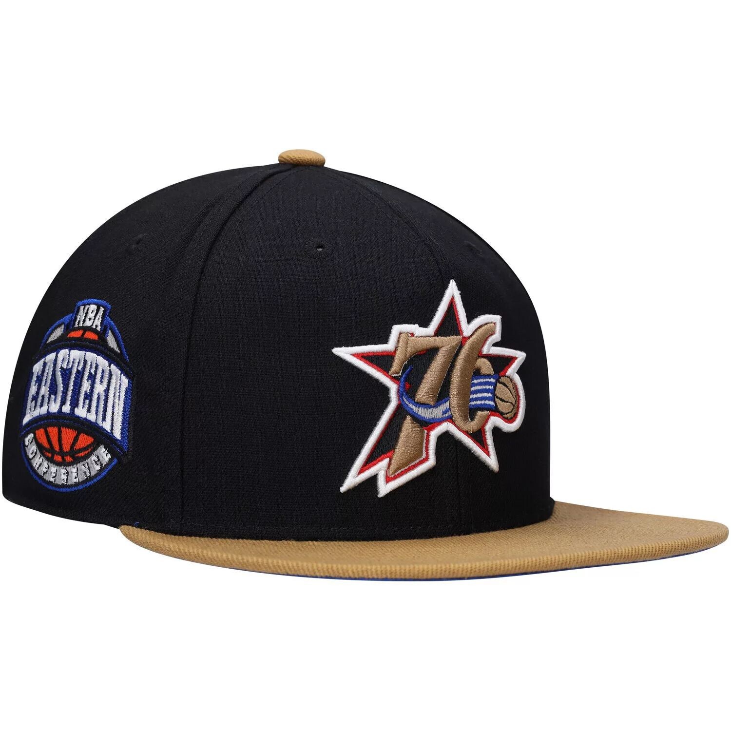Мужская шляпа Mitchell & Ness черного/золотого цвета Philadelphia 76ers из твердой древесины, классическая шляпа от побережья до побережья
Мужская шляпа Mitchell & Ness черного/золотого цвета Philadelphia 76ers из твердой древесины, классическая шляпа от побережья до побережья