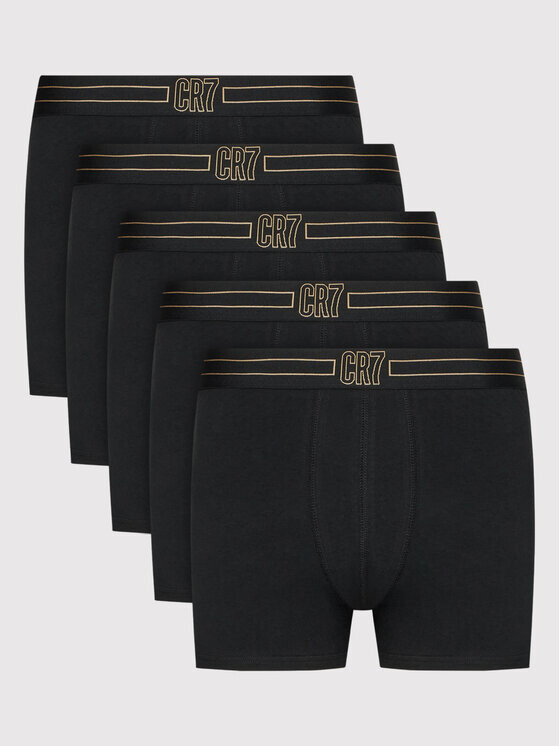 Комплект из 5 боксеров Cristiano Ronaldo Cr7, черный 
Комплект из 5 боксеров Cristiano Ronaldo Cr7, черный