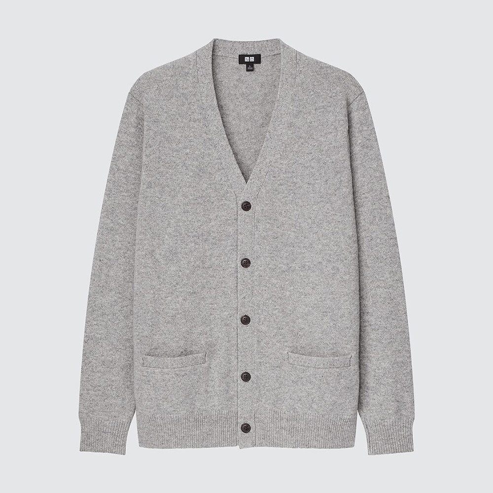 Uniqlo мужской/женский вязаный кардиган из мягкой шерсти с V-образным вырезом (свитер с длинными рукавами осень-зима)
Uniqlo мужской/женский вязаный кардиган из мягкой шерсти с V-образным вырезом (свитер с длинными рукавами осень-зима)
