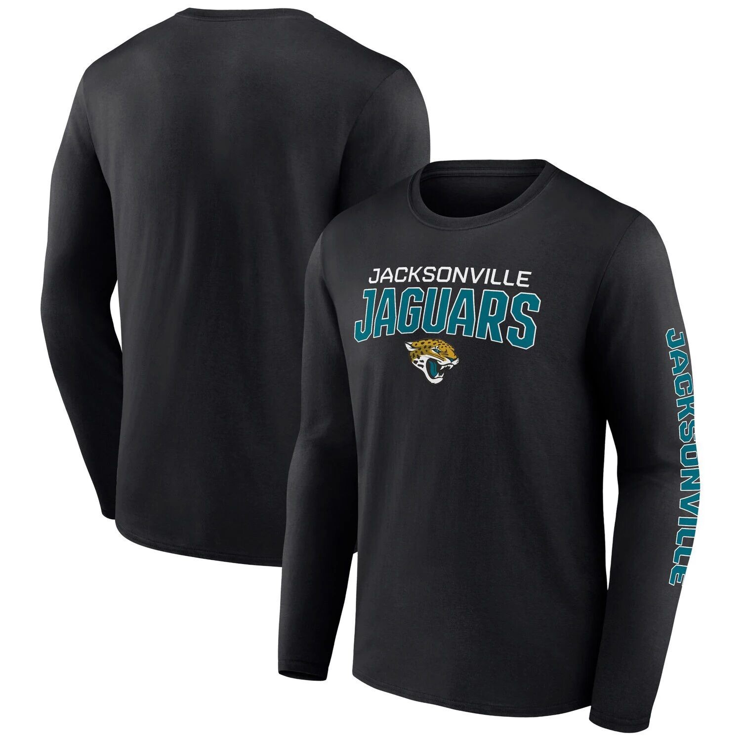 Мужская черная футболка с длинным рукавом и надписью Jacksonville Jaguars Go the Distance Fanatics, Черный
Мужская черная футболка с длинным рукавом и надписью Jacksonville Jaguars Go the Distance Fanatics, Черный