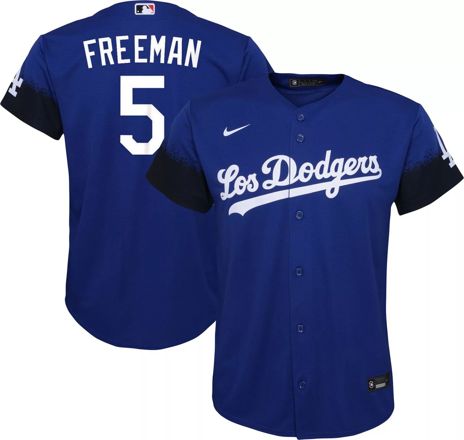 Молодежная футболка Nike Freddie Freeman Royal Los Angeles Dodgers City Connect Реплика игрока Nike
Молодежная футболка Nike Freddie Freeman Royal Los Angeles Dodgers City Connect Реплика игрока Nike