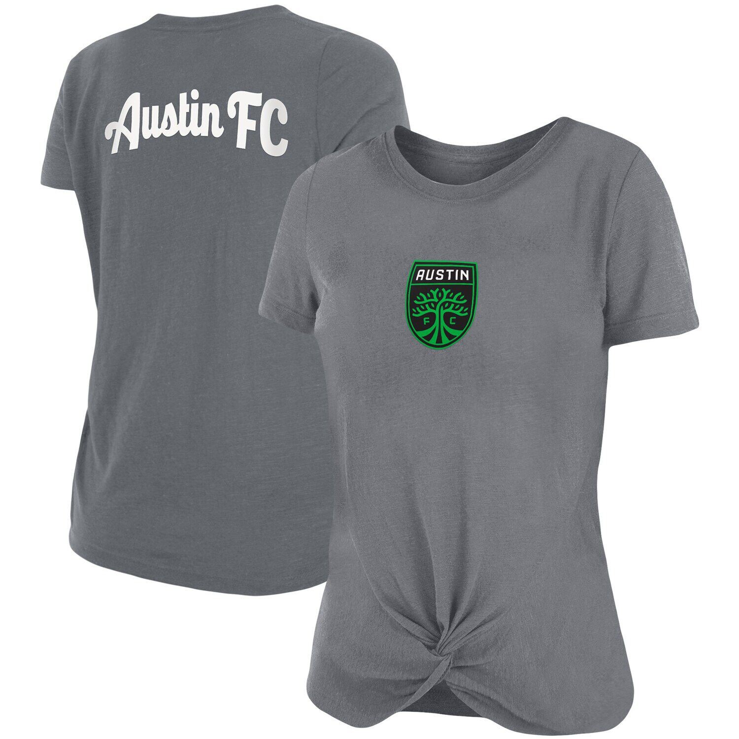 Женская серая футболка с застежкой спереди 5th & Ocean by New Era Austin FC New Era
Женская серая футболка с застежкой спереди 5th & Ocean by New Era Austin FC New Era