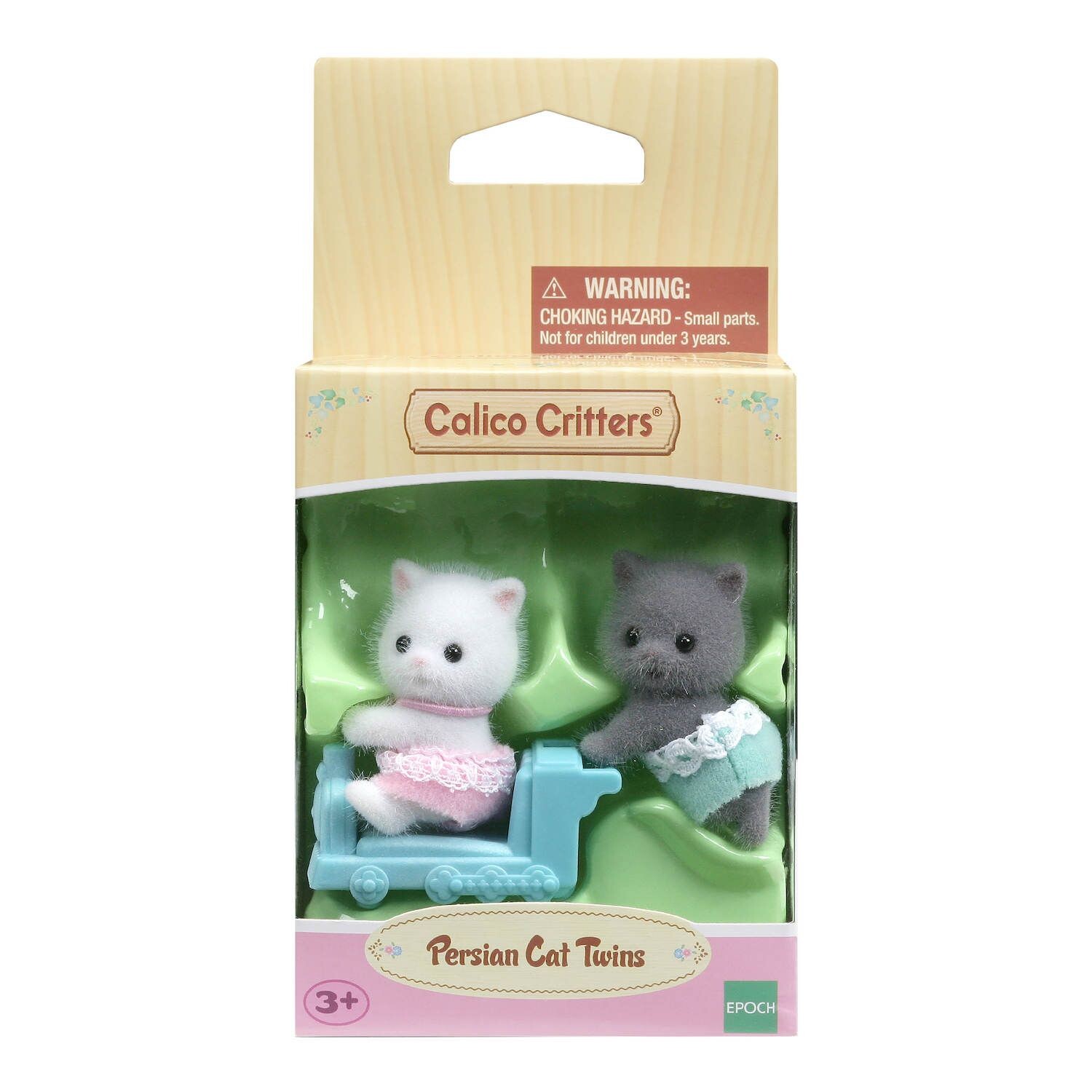 Набор из 2 коллекционных кукольных фигурок Calico Critters «Персидские кошки-близнецы» с аксессуаром для тележки Calico Critters
Набор из 2 коллекционных кукольных фигурок Calico Critters «Персидские кошки-близнецы» с аксессуаром для тележки Calico Critters