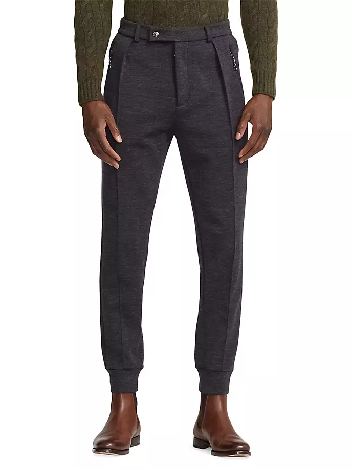 Брюки Шамони из шерсти и хлопка Ralph Lauren Purple Label, цвет charcoal heather
Брюки Шамони из шерсти и хлопка Ralph Lauren Purple Label, цвет charcoal heather