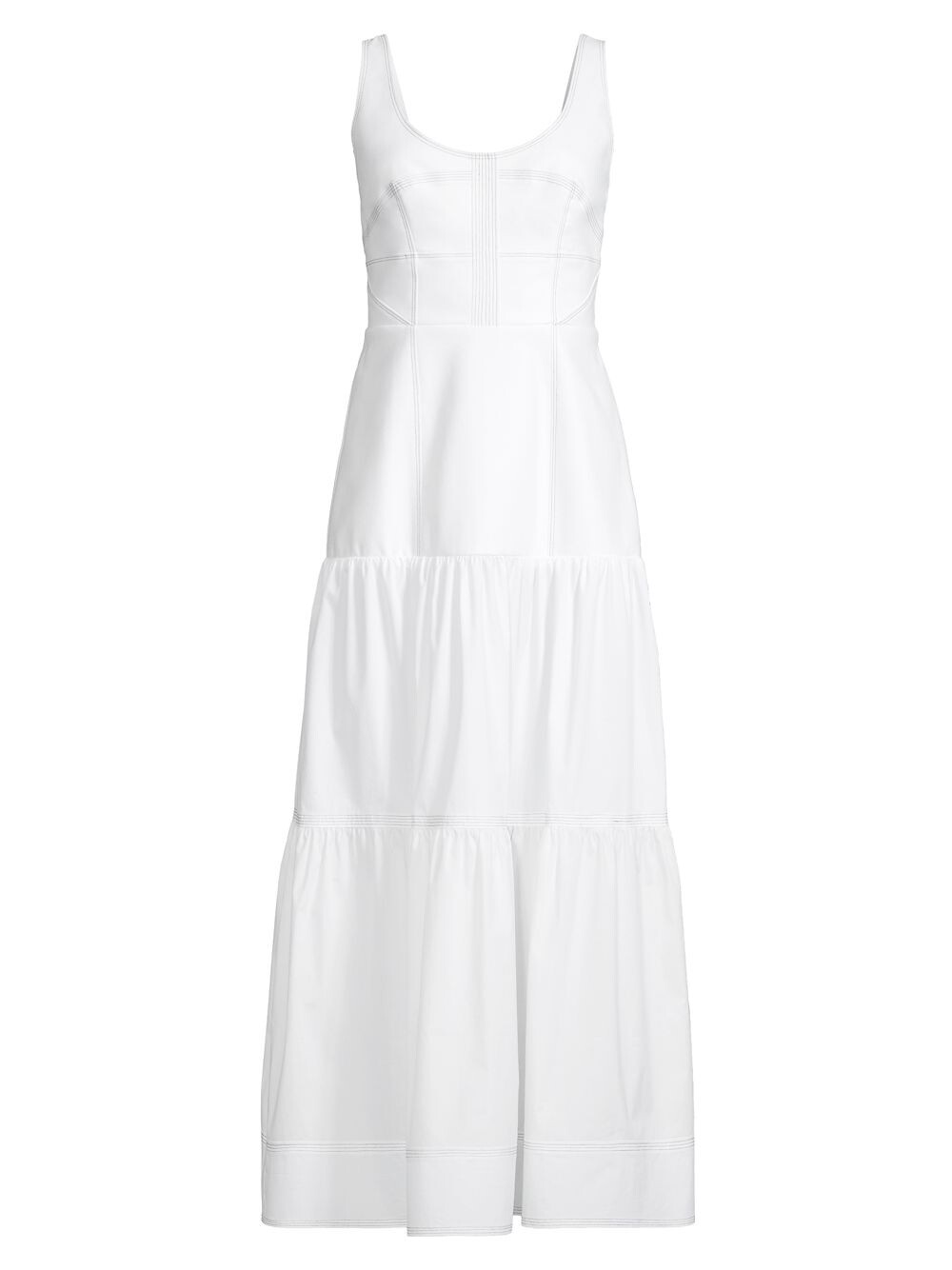 Платье макси с корсетом из хлопкового поплина City Garden Donna Karan New York, белый
Платье макси с корсетом из хлопкового поплина City Garden Donna Karan New York, белый