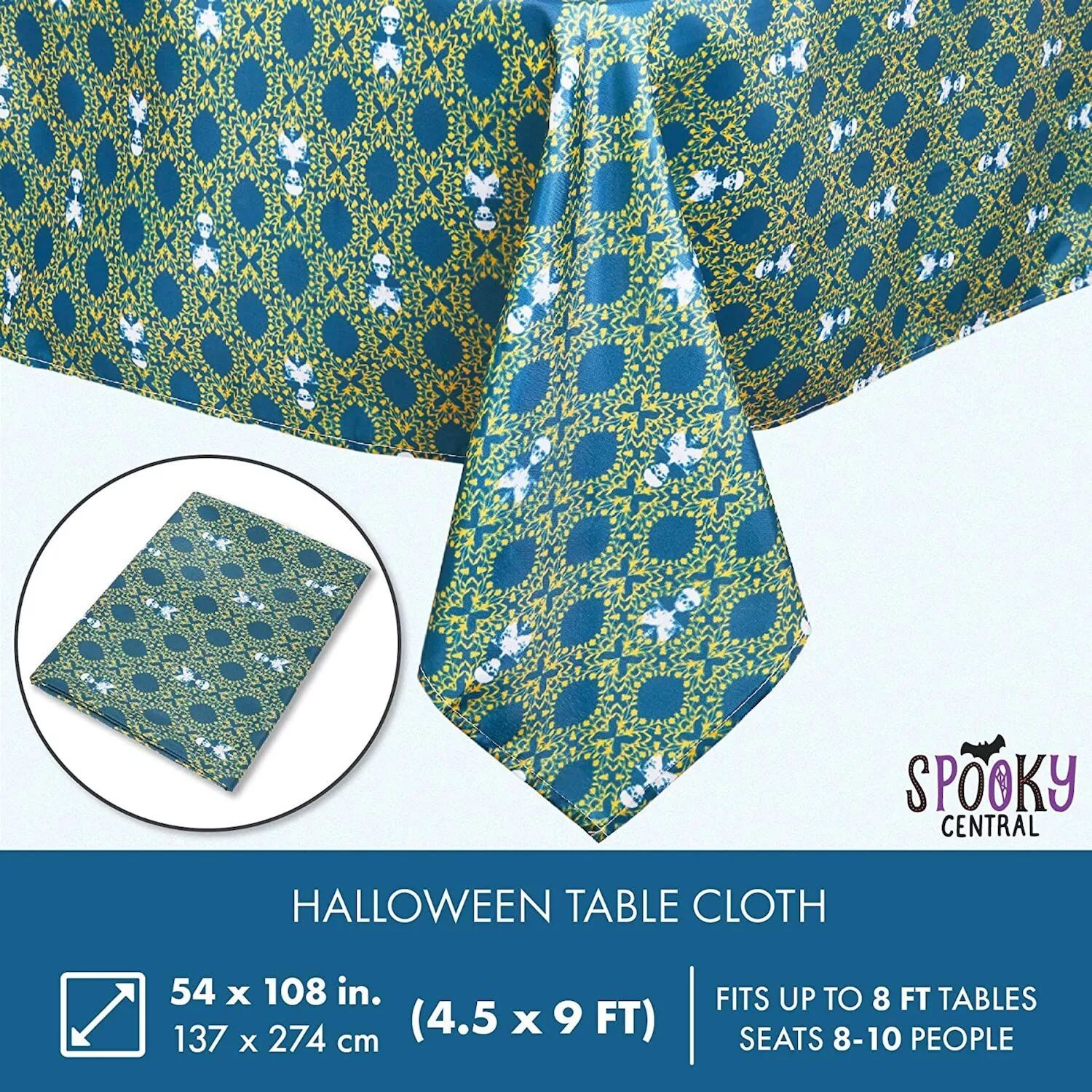 Скатерть Spooky Central Skeleton для вечеринки в честь Хэллоуина (54 x 108 дюймов)
Скатерть Spooky Central Skeleton для вечеринки в честь Хэллоуина (54 x 108 дюймов)