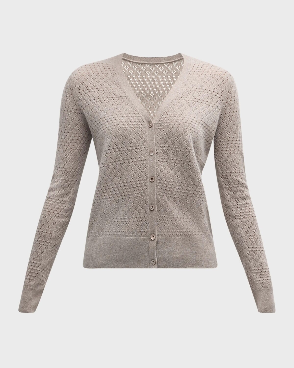 Кашемировый кардиган с узором пуантелле Neiman Marcus Cashmere Collection, цвет Cafe
Кашемировый кардиган с узором пуантелле Neiman Marcus Cashmere Collection, цвет Cafe