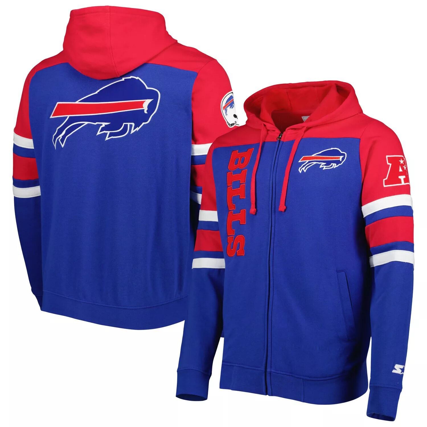 Мужская куртка с капюшоном с молнией во всю длину Royal Buffalo Bills Extreme Starter
Мужская куртка с капюшоном с молнией во всю длину Royal Buffalo Bills Extreme Starter