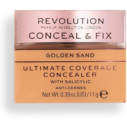 Makeup Revolution Conceal & Fix Консилер Ultimate Coverage 11G, Revolution Beauty
Makeup Revolution Conceal & Fix Консилер Ultimate Coverage 11G, Revolution Beauty