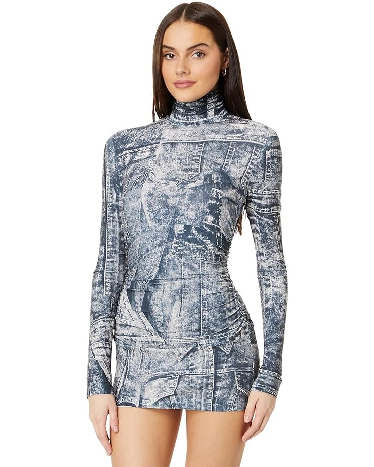 Платье Norma Kamali Long Sleeve Turtleneck Super Mini, цвет Black/Navy Denim PRT
Платье Norma Kamali Long Sleeve Turtleneck Super Mini, цвет Black/Navy Denim PRT