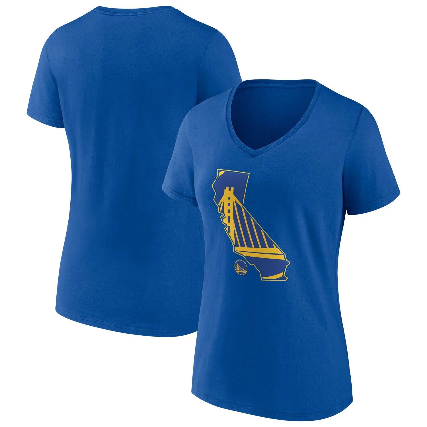 Женская футболка с v-образным вырезом и фирменным логотипом Royal Golden State Warriors Hometown Collection Dub Nation Fanatics
Женская футболка с v-образным вырезом и фирменным логотипом Royal Golden State Warriors Hometown Collection Dub Nation Fanatics